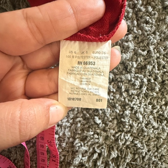 Leslie Fay Petite Red Dress – Women’s Size SP - Picture 7 of 7